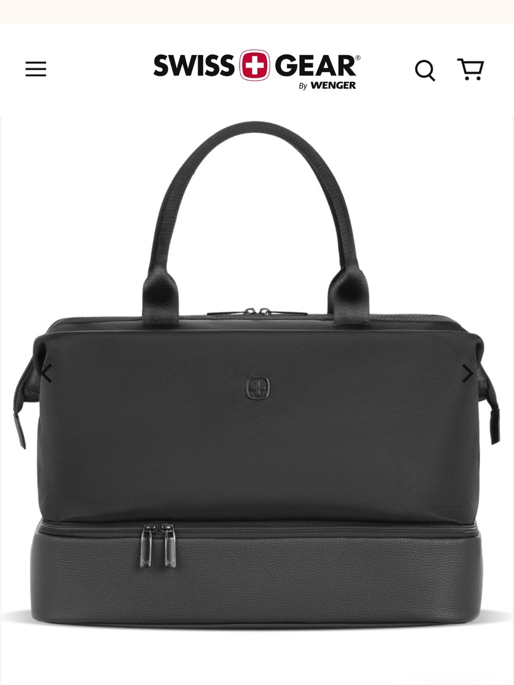 NWT - SwissGear Weekender Tote w/ Shoe Compartment